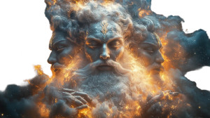 Majestic Brahma Vinyl Car Decal Sticker – Waterproof & UV-Resistant 8"