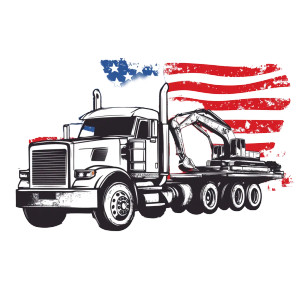 Patriotic Diesel Logo Vinyl Car Decal Sticker – Waterproof & UV-Resistant 8"