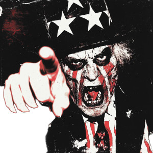 Vintage Punk Uncle Sam Vinyl Car Decal Sticker – Waterproof & UV-Resistant 8"
