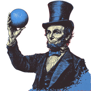 Abe Lincoln Squash Vinyl Car Decal Sticker – Waterproof & UV-Resistant 8"