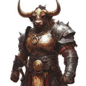 Minotaur Warrior V14 Vinyl Car Decal Sticker – Waterproof & UV-Resistant 8"