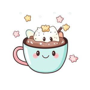Kawaii Hot Chocolate Vinyl Car Decal Sticker – Waterproof & UV-Resistant 8" Kawaii Hot Chocolate Vinyl Car Decal Sticker – Waterproof & UV-Resistant 8"