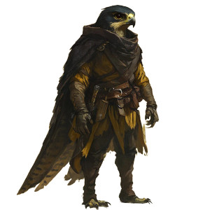 Kestrel Shadow Monk Vinyl Car Decal Sticker – Waterproof & UV-Resistant 8"