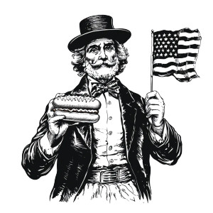 Uncle Sam Clipart Vinyl Car Decal Sticker – Waterproof & UV-Resistant 8"