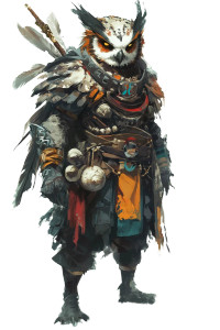 Owl Warrior Vinyl Car Decal Sticker – Waterproof & UV-Resistant 8"