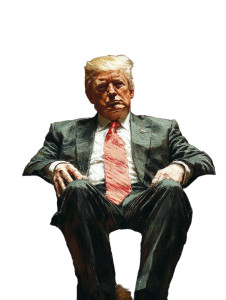 Donald And Money Vinyl Car Decal Sticker – Waterproof & UV-Resistant 8"