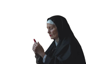 Nun Applying Lipstick V2 Vinyl Car Decal Sticker – Waterproof & UV-Resistant 8" Nun Applying Lipstick V2 Vinyl Car Decal Sticker – Waterproof & UV-Resistant 8"