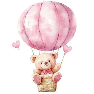 Pink Balloon Teddy Vinyl Car Decal Sticker – Waterproof & UV-Resistant 8" Pink Balloon Teddy Vinyl Car Decal Sticker – Waterproof & UV-Resistant 8"