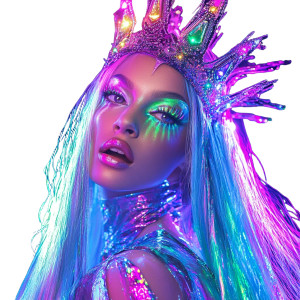 Futuristic Regal Persona Vinyl Car Decal Sticker – Waterproof & UV-Resistant 8"