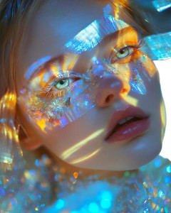 Azure Crystal Beauty Vinyl Car Decal Sticker – Waterproof & UV-Resistant 8" Azure Crystal Beauty Vinyl Car Decal Sticker – Waterproof & UV-Resistant 8"