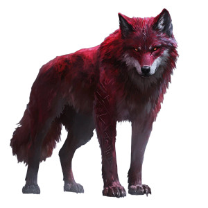 Scarlet Witch Wolf Vinyl Car Decal Sticker – Waterproof & UV-Resistant 8"