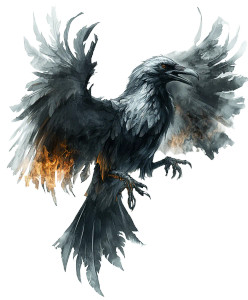 Gothic Crow Vinyl Car Decal Sticker – Waterproof & UV-Resistant 8" Gothic Crow Vinyl Car Decal Sticker – Waterproof & UV-Resistant 8"