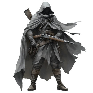 Shadowy Ranger Vinyl Car Decal Sticker – Waterproof & UV-Resistant 8"