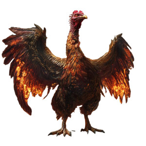 Lava Turkey Titan Vinyl Car Decal Sticker – Waterproof & UV-Resistant 8"