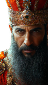 Babylonian Court Scene Vinyl Car Decal Sticker – Waterproof & UV-Resistant 8"