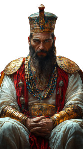 Surprised Nebuchadnezzar Vinyl Car Decal Sticker – Waterproof & UV-Resistant 8"