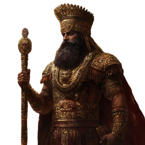 Sumerian King Vinyl Car Decal Sticker – Waterproof & UV-Resistant 8"