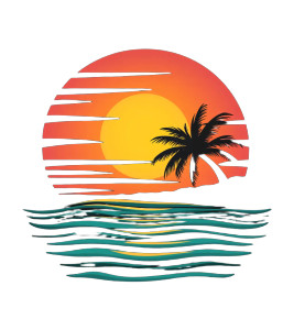 Sunset Beach Logo Vinyl Car Decal Sticker – Waterproof & UV-Resistant 8" Sunset Beach Logo Vinyl Car Decal Sticker – Waterproof & UV-Resistant 8"