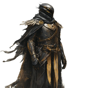 Desert Falcon Knight Vinyl Car Decal Sticker – Waterproof & UV-Resistant 8"