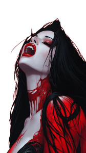 Gothic Scream Art Vinyl Car Decal Sticker – Waterproof & UV-Resistant 8"
