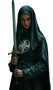 Warrior Nun Epic Vinyl Car Decal Sticker – Waterproof & UV-Resistant 8"