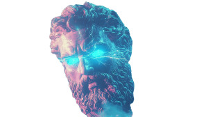 Neon Zeus Statue Vinyl Car Decal Sticker – Waterproof & UV-Resistant 8" Neon Zeus Statue Vinyl Car Decal Sticker – Waterproof & UV-Resistant 8"