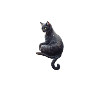Fantasy Cat Moon Vinyl Car Decal Sticker – Waterproof & UV-Resistant 8" Fantasy Cat Moon Vinyl Car Decal Sticker – Waterproof & UV-Resistant 8"