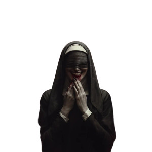 Smiling Demon Nun V2 Vinyl Car Decal Sticker – Waterproof & UV-Resistant 8"
