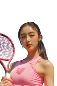 Tennis Girl Portrait V6 Vinyl Car Decal Sticker – Waterproof & UV-Resistant 8" Tennis Girl Portrait V6 Vinyl Car Decal Sticker – Waterproof & UV-Resistant 8"