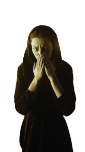 Haunting Cathedral Silhouette Vinyl Car Decal Sticker – Waterproof & UV-Resistant 8"