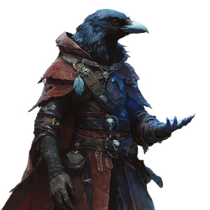 Magpie Kenku Rogue Vinyl Car Decal Sticker – Waterproof & UV-Resistant 8"