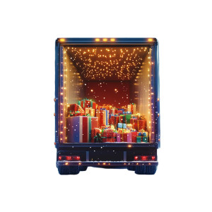 Festive Christmas Truck Vinyl Car Decal Sticker – Waterproof & UV-Resistant 8" Festive Christmas Truck Vinyl Car Decal Sticker – Waterproof & UV-Resistant 8"