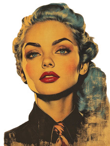 Pop Art Woman V4 Vinyl Car Decal Sticker – Waterproof & UV-Resistant 8"