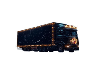 Christmas Scania Truck Vinyl Car Decal Sticker – Waterproof & UV-Resistant 8" Christmas Scania Truck Vinyl Car Decal Sticker – Waterproof & UV-Resistant 8"