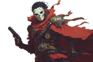 Evil Cyborg Noble Vinyl Car Decal Sticker – Waterproof & UV-Resistant 8"