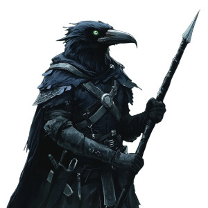 Kenku Warrior V2 Vinyl Car Decal Sticker – Waterproof & UV-Resistant 8"