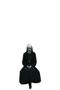 Solitary Nun Vinyl Car Decal Sticker – Waterproof & UV-Resistant 8"