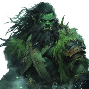 Orc Druid Vinyl Car Decal Sticker – Waterproof & UV-Resistant 8" Orc Druid Vinyl Car Decal Sticker – Waterproof & UV-Resistant 8"
