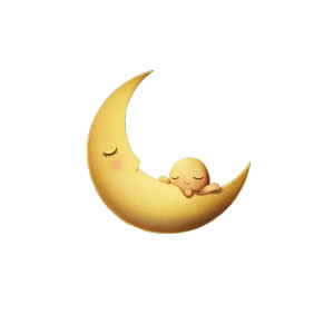 Moon And Star Vinyl Car Decal Sticker – Waterproof & UV-Resistant 8"