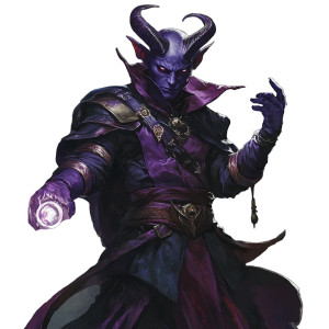 Tiefling Warlock V13 Vinyl Car Decal Sticker – Waterproof & UV-Resistant 8"