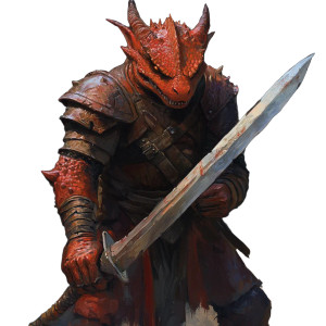 Dragonborn Warrior V13 Vinyl Car Decal Sticker – Waterproof & UV-Resistant 8"