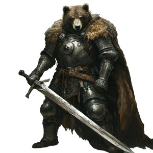 Proud Armored Warrior Vinyl Car Decal Sticker – Waterproof & UV-Resistant 8"