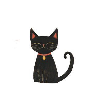 Cosmo Kitty Vinyl Car Decal Sticker – Waterproof & UV-Resistant 8"