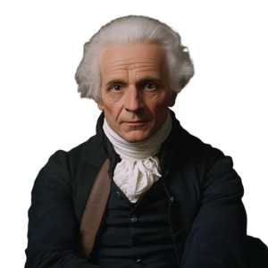 Immanuel Kant Impersonator Vinyl Car Decal Sticker – Waterproof & UV-Resistant 8"