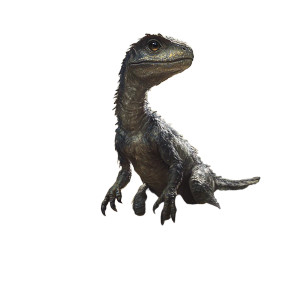 Cute Jungle Dinosaur Vinyl Car Decal Sticker – Waterproof & UV-Resistant 8"