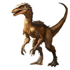 Fantasy Deinonychus Vinyl Car Decal Sticker – Waterproof & UV-Resistant 8"