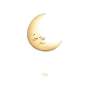 Whimsical Crescent Moon V3 Vinyl Car Decal Sticker – Waterproof & UV-Resistant 8" Whimsical Crescent Moon V3 Vinyl Car Decal Sticker – Waterproof & UV-Resistant 8"