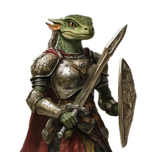 Armored Kobold Warrior Vinyl Car Decal Sticker – Waterproof & UV-Resistant 8"