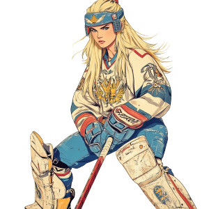 Hockey Samurai Vinyl Car Decal Sticker – Waterproof & UV-Resistant 8" Hockey Samurai Vinyl Car Decal Sticker – Waterproof & UV-Resistant 8"