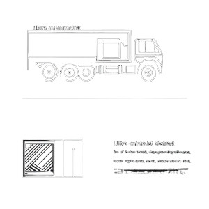 Abstract Truck Art Vinyl Car Decal Sticker – Waterproof & UV-Resistant 8"